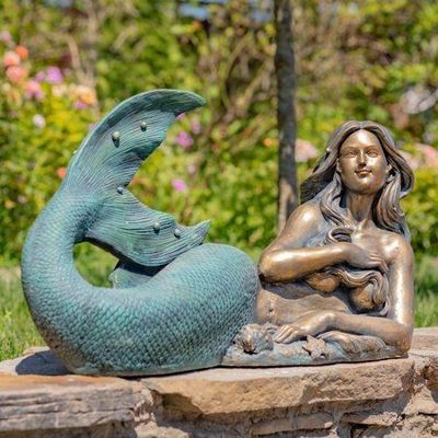 Custom European Large Size Brass Bronze Fountain Metal Waterfall Fountains Statue Sculpture With Exquisite Craftsmanship