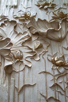 Natural Sandstone Relief Mural Hand Carved Picture Based Customization Marble Sandstone Relief
