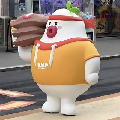 Sculpture Factory Hot Selling Fiberglass Statue 3D Large Outdoor Sculpture Custom Life-size Cartoon Character Decoration