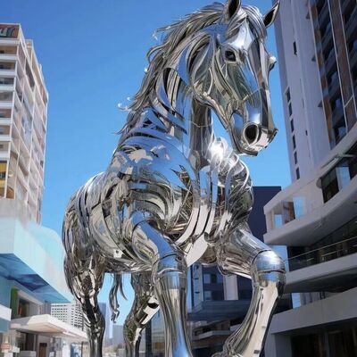 Factory Price Custom Abstract Sculpture Crafts Decorative Metal Polished Statue High-grade Stainless Steel Sculpture