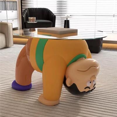 Large Size Shopping Mall Bench Fiberglass Sculpture Furniture Customization 3D Modeling Support