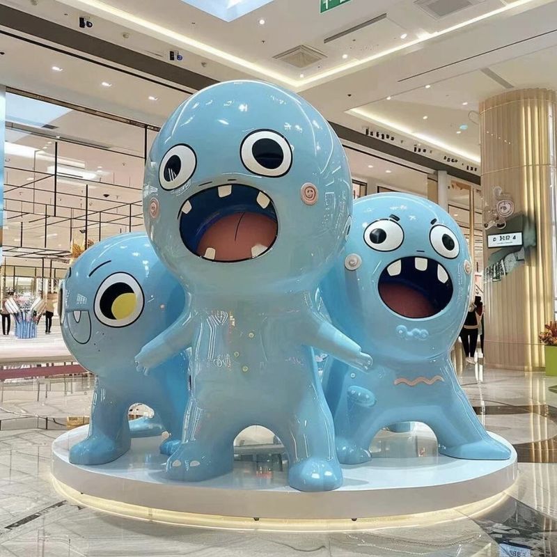 Custom Large Fiberglass Sculpture Resin Crafts Customized Designs Structure for Action Figures Ornament Art