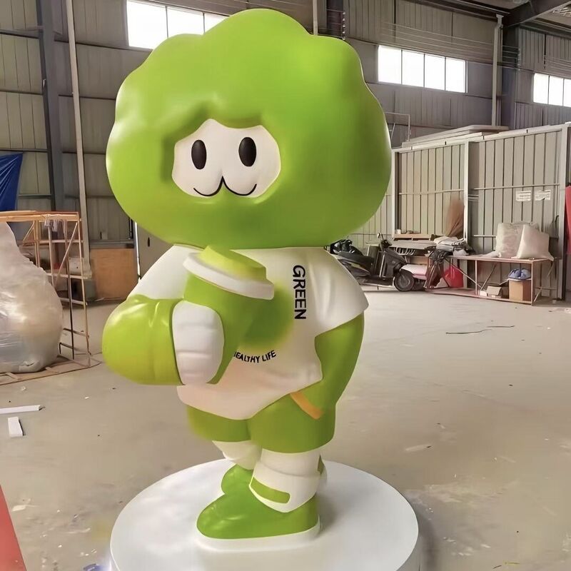 Sculpture Factory Hot Selling Fiberglass Statue 3D Large Outdoor Sculpture Custom Life-size Cartoon Character Decoration