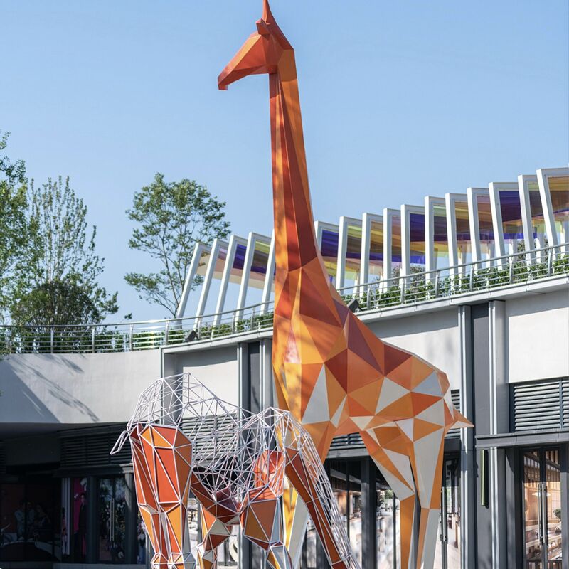 Factory OEM&ODM Customization Stainless Steel Outdoor Animal Sculpture Mirror Polishing Metal Crafts