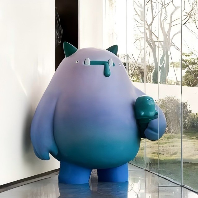 Custom Large Fiberglass Sculpture Resin Crafts Customized Designs Structure for Action Figures Ornament Art