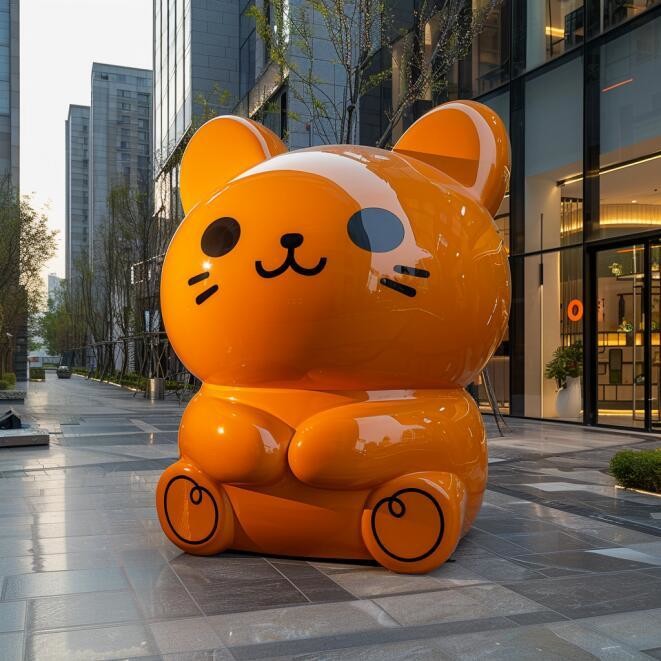 Custom Large Fiberglass Sculpture Resin Crafts Customized Designs Structure for Action Figures Ornament Art