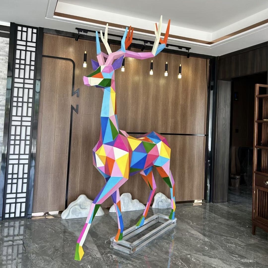 Large Size Outdoor Decoration Sculpture Stainless Steel Mirror Polishing Garden Decoration Sculptures Customization